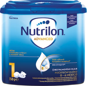 Nutrilon počiatočné dojčenské mlieko od narodenia 1 Advanced 350 g - Sunar počiatočné mlieko Premium 1 700 g | Teta drogérie eshop