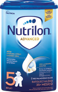 Nutrilon batoľacie mlieko Advanced 800 g  - Sunar batoľacie mlieko Complex 3 banán 2 x 300 g (600 g) | Teta drogérie eshop