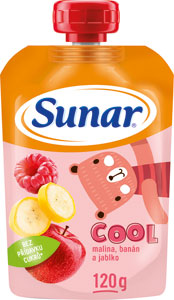 Sunar Cool ovocná kapsička malina, banán, jablko 12m+ 120 g