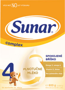 Sunar Complex 4 batoľacie mlieko 600 g