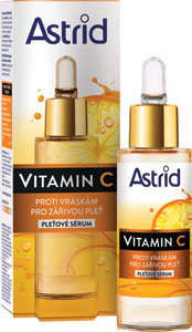 Astrid sérum Vitamin C 30 ml  - Astrid pokročilé sérum proti vráskam + vyplnenie pleti Bioretinol 30 ml | Teta drogérie eshop