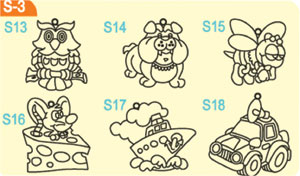 KOH-I-NOOR šablóna mix malá