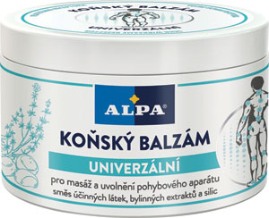 Alpa konský balzam 250 ml