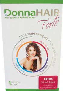 Donna Hair Forte 1-mesačná kúra 30 kapsúl - Reghaar vlasový stimulátor 30 tabliet | Teta drogérie eshop