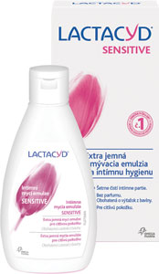 Lactacyd Retail umývacia emulzia na intímnu hygienu Sensitive 200 ml - Ameté vlhčené utierky intímne 25 ks | Teta drogérie eshop