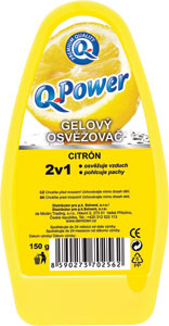 Q-Power gélový osviežovač citrón 150 g - Q-Power gélový osviežovač Malina 150 g | Teta drogérie eshop