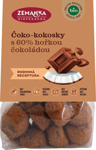 Biopekárna Zemanka bio čoko-kokosky 100 g