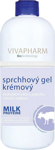 Vivapharm Kozí sprchovací gél krémový s mliečnymi proteínmi hydratačný 400 ml