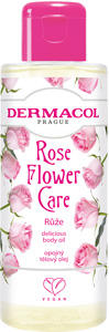 Dermacol Opojný telový olej Rose Flower Care 100 ml   - Teta drogérie eshop