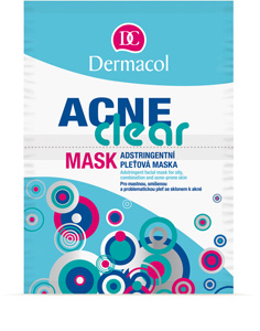Dermacol adstringentná pleťová maska Acne Clear 16 g - Teta drogérie eshop