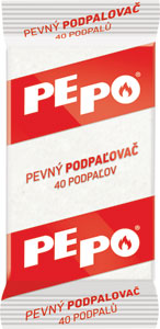 PE-PO pevný podpaľovač 40 podpalov