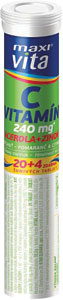 MaxiVita Vitamín C + Acerola + Zinok 20+4 tbl