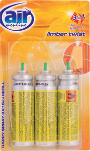 Air menline happy náhradná náplň Limber 3x15 ml 