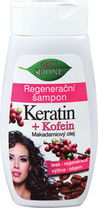 Bio Keratín + Kofeín Regeneračný šampón 260 ml