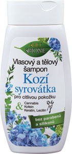Bio Kozia syrovátka Vlasový a telový šampón 260 ml