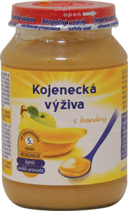 Hamé dojčenská výživa ovocná výživa s banánom 190 g - Ovko Plus ovocné pyré jablko-broskyňa 120 g | Teta drogérie eshop