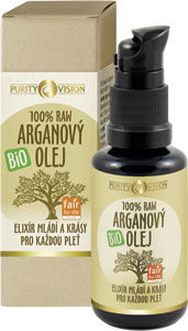 Purity Vision Raw Bio arganový olej 30 ml - Teta drogérie eshop