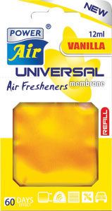 Power Air UNI Membrána osviežovač vzduchu Vanilla 12 ml - Ambi Pur osviežovač vzduchu Flower & Spring 7,5 ml | Teta drogérie eshop
