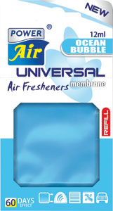 Power Air UNI Membrána osviežovač vzduchu Ocean Bubble 12 ml - Power Air Decor Fresh osviežovač vzduchu Vanilla 12 ml | Teta drogérie eshop