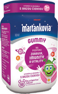 Marťankovia Gummy Baza čierna 20 mg 50 ks  - Teta drogérie eshop