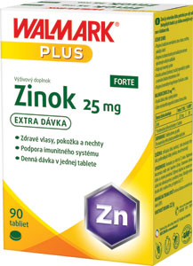 Zinok Forte 25mg 90 tabliet - Teta drogérie eshop