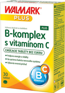 B komplex PLUS+vitamín C 30 tabliet 