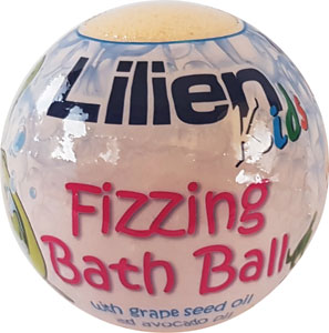 Lilien Kids šumivá guľa do kúpeľa s prekvapením 140 g - Ezo vonná kúpeľová soľ Aloe vera a zelený čaj 650 g | Teta drogérie eshop