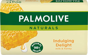 Palmolive mydlo Naturals s výťažkami z mlieka a medu - žlté 90 g - Teta drogérie eshop