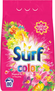 Surf prací prášok 80 PD Color Tropical - Persil prací prášok Deep Clean Plus Active Fresh Silan 45 PD | Teta drogérie eshop