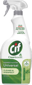 Cif univerzálny dezinfekčný sprej Disinfect & Shine 750 ml