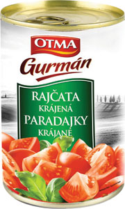 OTMA Gurmán lúpané a krájané paradajky 400 g
