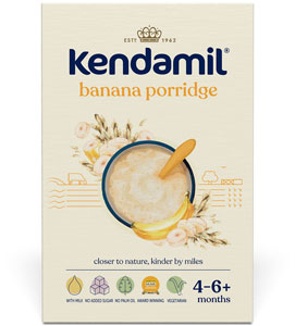 Kendamil mliečna kaša s banánom 150 g 4-6m+