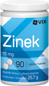 VIX Zinok 15 mg 90 tabliet