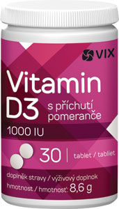 VIX Vitamín D3 1000IU 30 tabliet