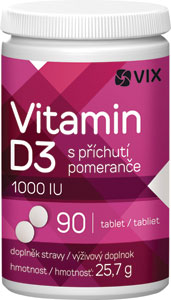 VIX Vitamín D3 1000IU 90 tabliet