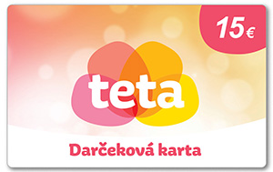 Teta darčeková karta v hodnote 15€