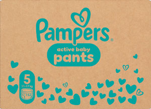 Pampers Pants plienkové nohavičky veľkosť 5 152 ks mesačné balenie