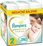 Pampers Premium detské plienky veľkosť 2 240 ks mesačné balenie - Teta drogérie eshop