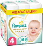 Pampers Premium detské plienky veľkosť 4 168 ks mesačné balenie - Teta drogérie eshop