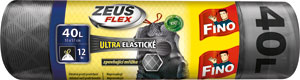 FINO Zeus FLEX LD vrecia na odpad so zaťahahovacou páskou 40 l, 12 ks