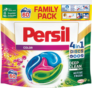 Persil pracie kapsuly Discs 4v1 Deep Clean Plus Color 60 praní - Teta drogérie eshop