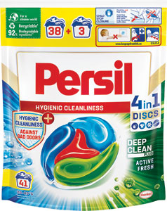 Persil pracie kapsuly Discs 4v1 Deep Clean Hygienic Cleanliness 41 praní