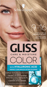 Gliss Color farba na vlasy 9-16 Ultra Svetlá Chladná Blond 60 ml