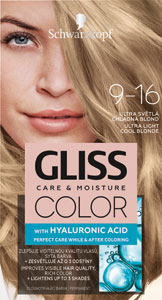 Gliss Color farba na vlasy 9-16 Ultra Svetlá Chladná Blond