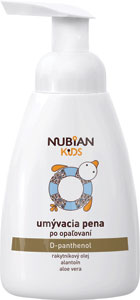 Nubian Kids umývacia pena po opaľovaní 250 ml