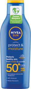 Nivea Sun Protect & Moisture hydratačné mlieko na opaľovanie OF 50+ 200 ml