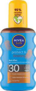 Nivea Sun Protect & Bronze olej na opaľovanie v spreji podporujúci zhnednutie OF 30 200 ml - Teta drogérie eshop