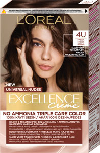 L'Oréal Paris Excellence Creme Universal Nudes permanentná farba na vlasy 4U Hnedá