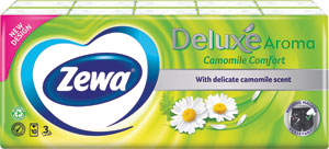 Zewa Deluxe papierové vreckovky 3-vrstvové Camomile 10x10 ks