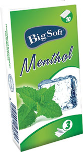 Big Soft menthol kapesníček (1x10ks)